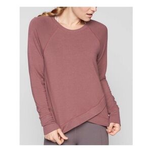 Athleta serenity Sweatshirt Mauve